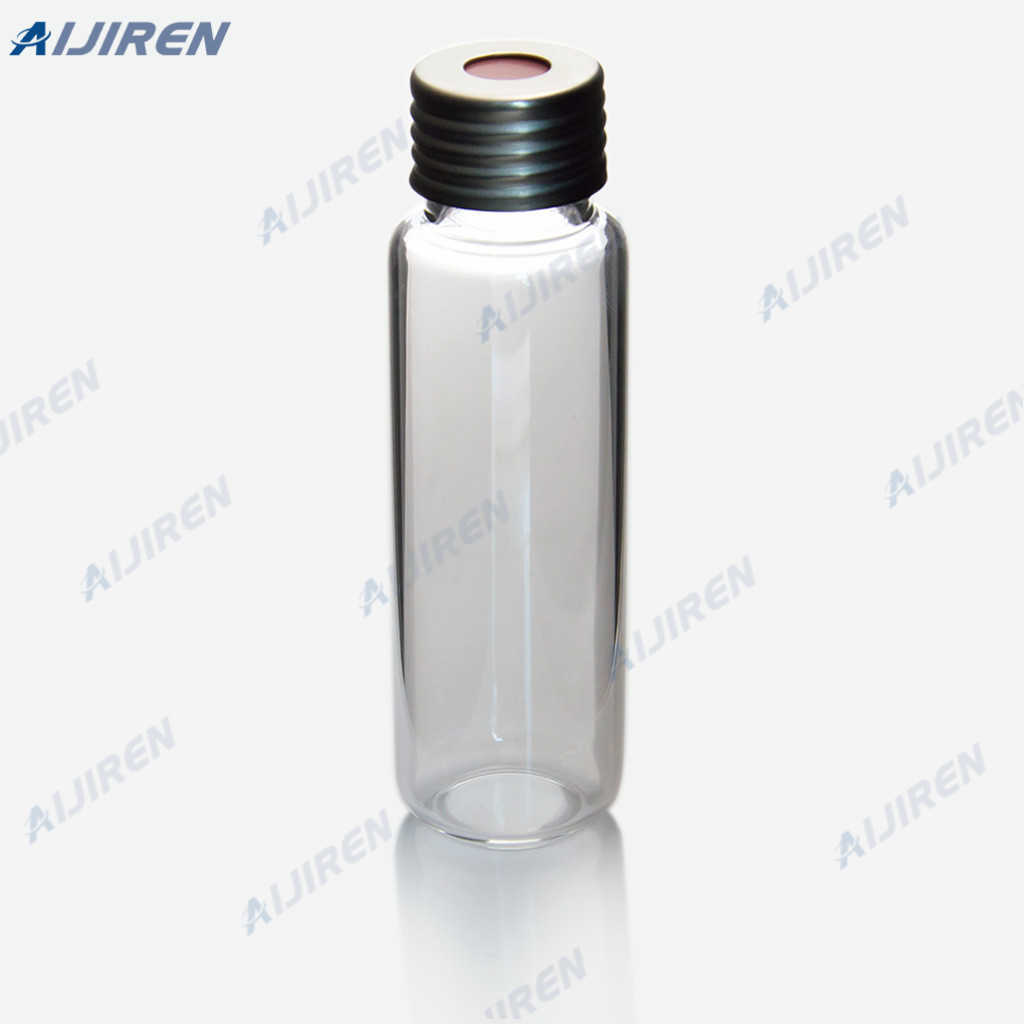 10mm hole flat bottom crimp top hs vials 20mm natural ptfe